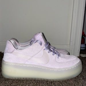 Pastel purple Nike Air Forces